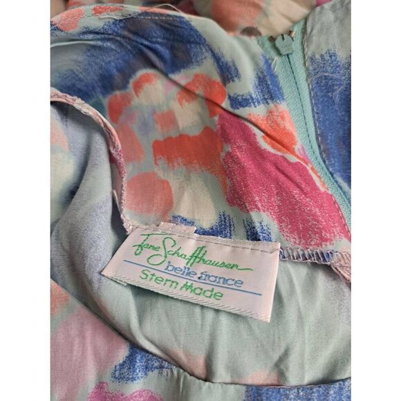 Vintage jane schaffhausen womens Cottagecore size 10 dress Modest country pink - Picture 6 of 7